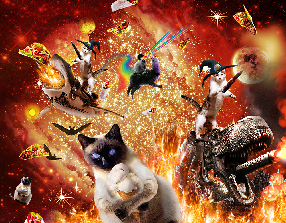October – Space Cat Calendar