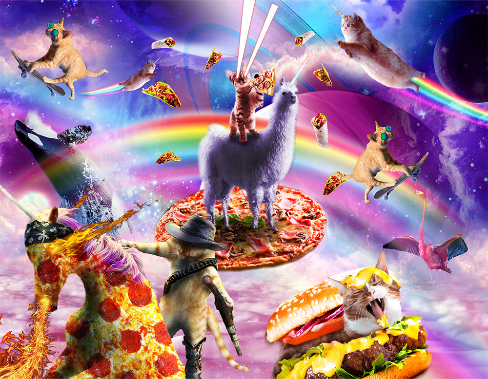 August – Space Cat Calendar