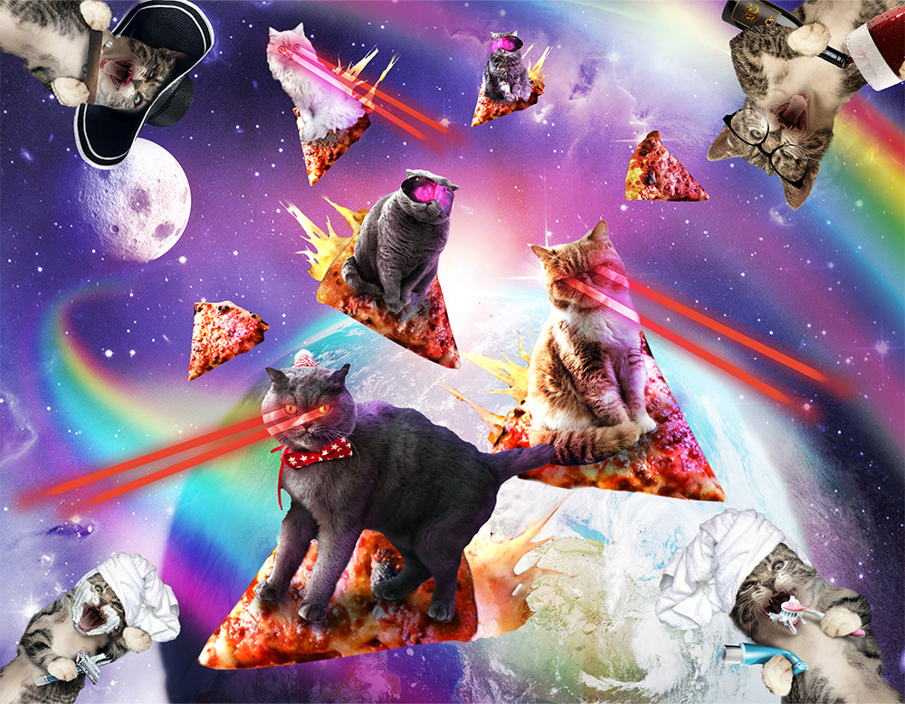 April – Space Cat Calendar