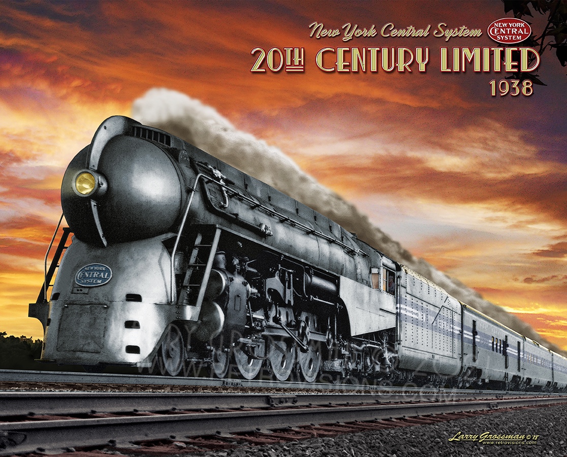 20th Century LTD Train 1937