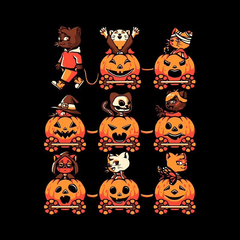 9 Lives Cat Halloween