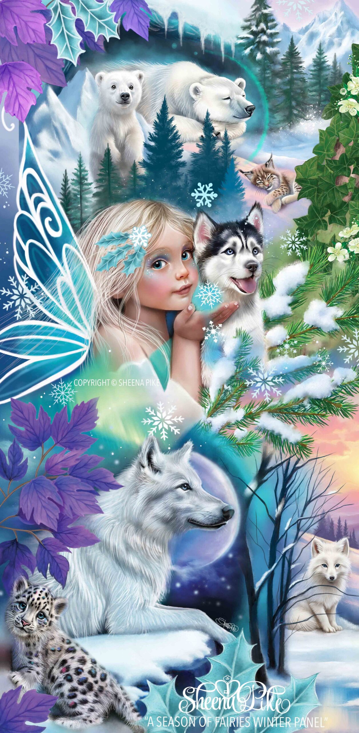 A Season of Fairies Winter Panel