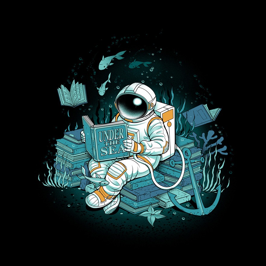 A reader lives a thousand lives – Cosmonaut Under The Sea