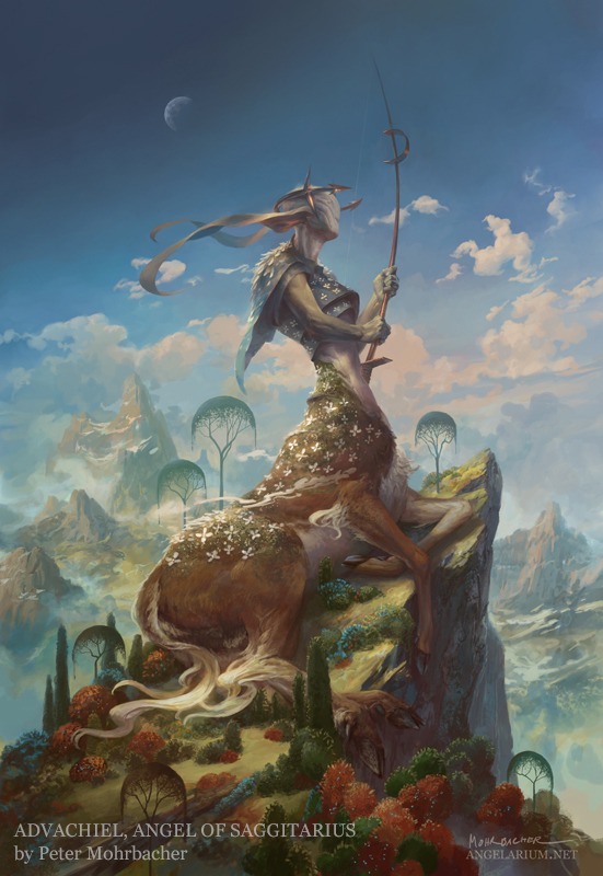 Advachiel Angel Of Saggitarius