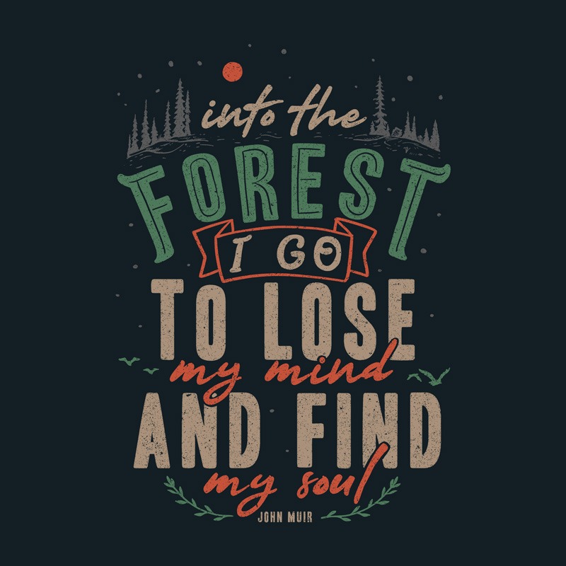 And into The Forest I Go, To Lose My Mind And Find My Soul.