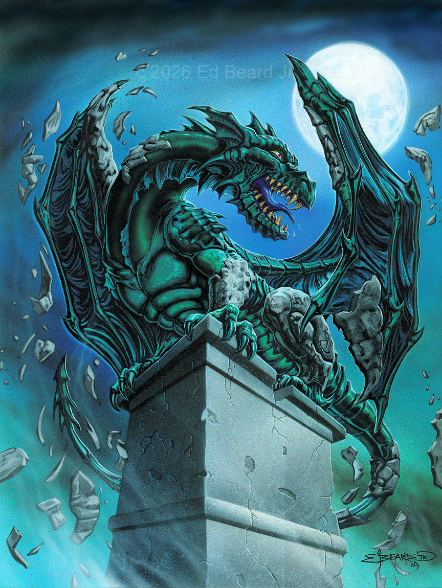 “Awakening” gargoyle Dragon