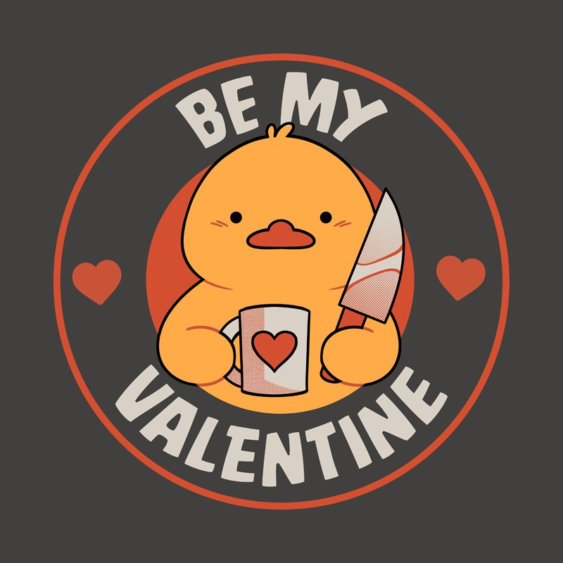 Be My Valentine Funny Duck