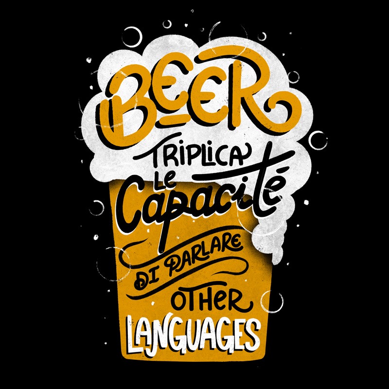Beer Triplica Le Capacité Di Parlare Other Languages