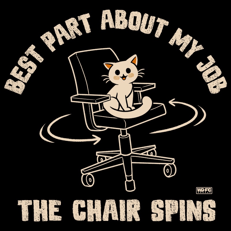 Best Thing About My Job? The Chair Spins