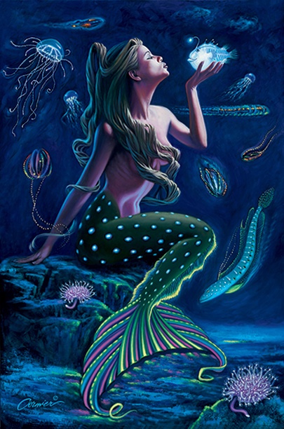 Bioluminescent Mermaid