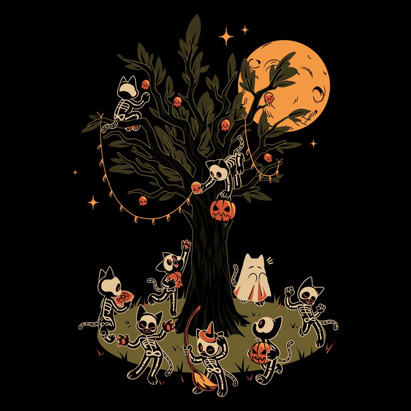 Black Cats Tree