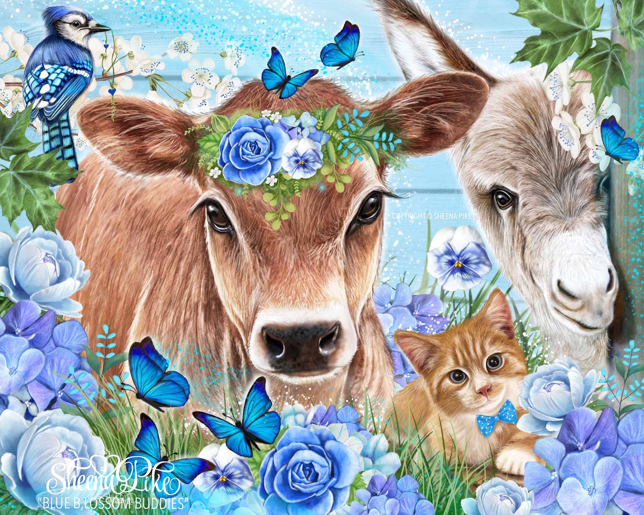 Blue Blossom Buddies