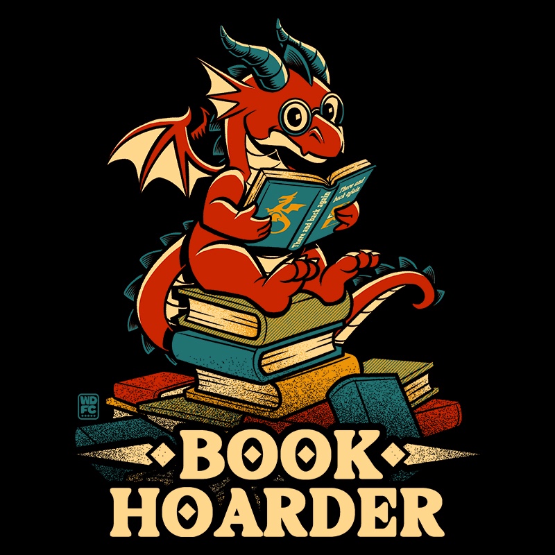 Book Hoarder Dragon