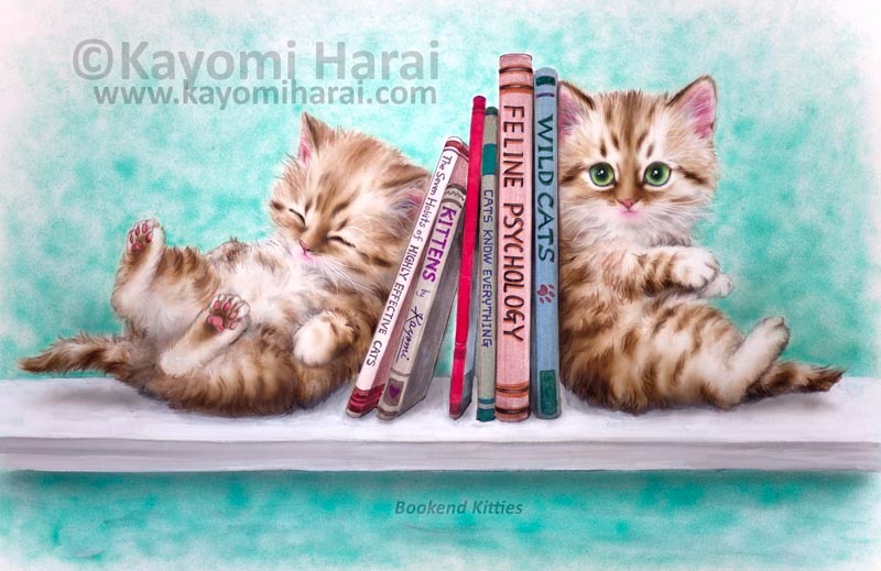 Book end Kitties