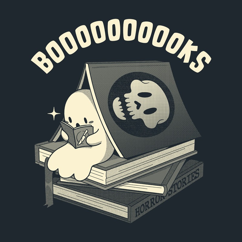 Boooooooks Ghost Halloween