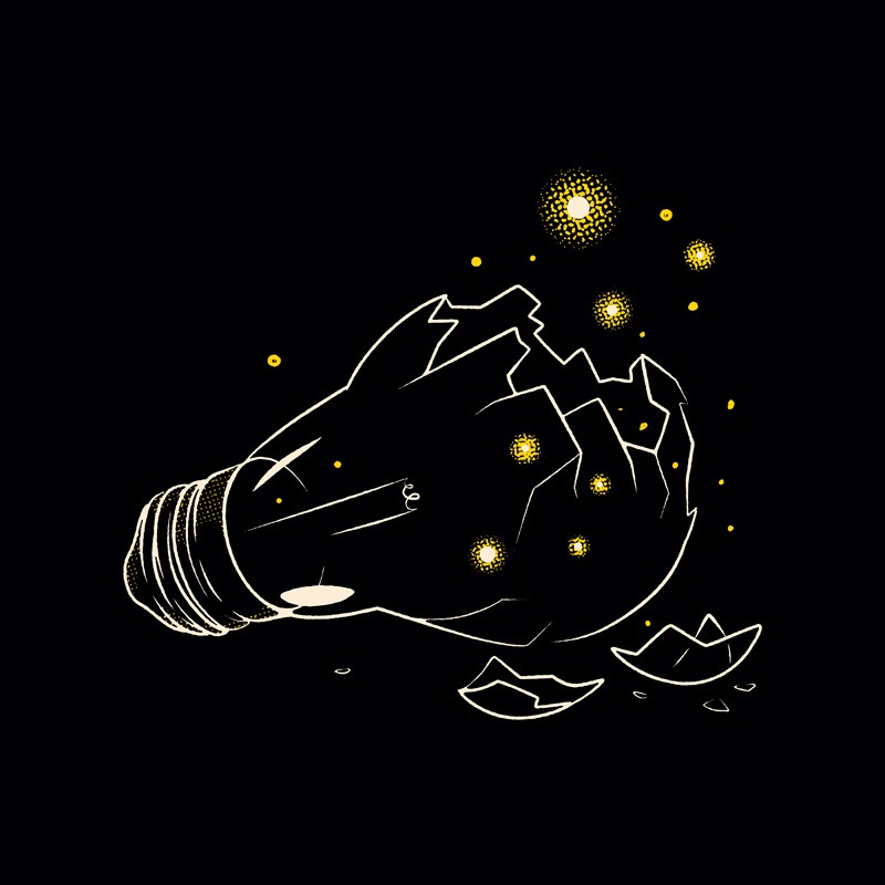 Broken Lightbulb Fireflies