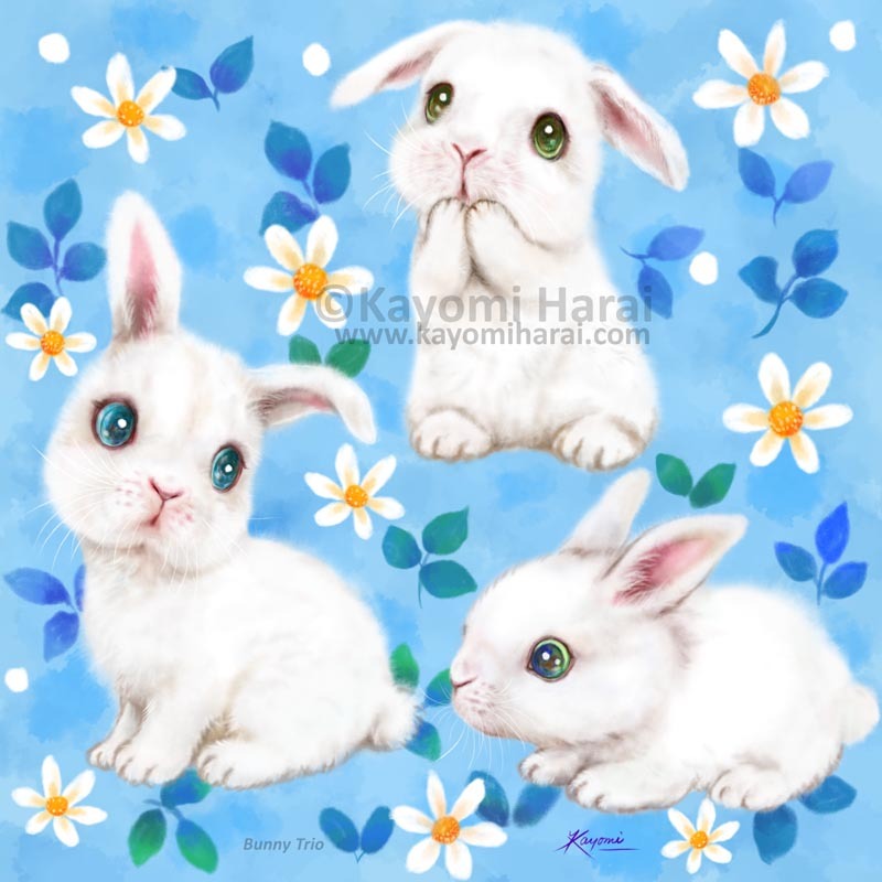 Bunny Trio