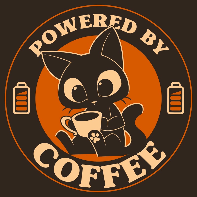 By Powered By Coffee Cat