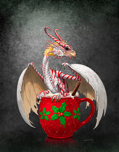 CANDY CANE EGGNOG DRAGON