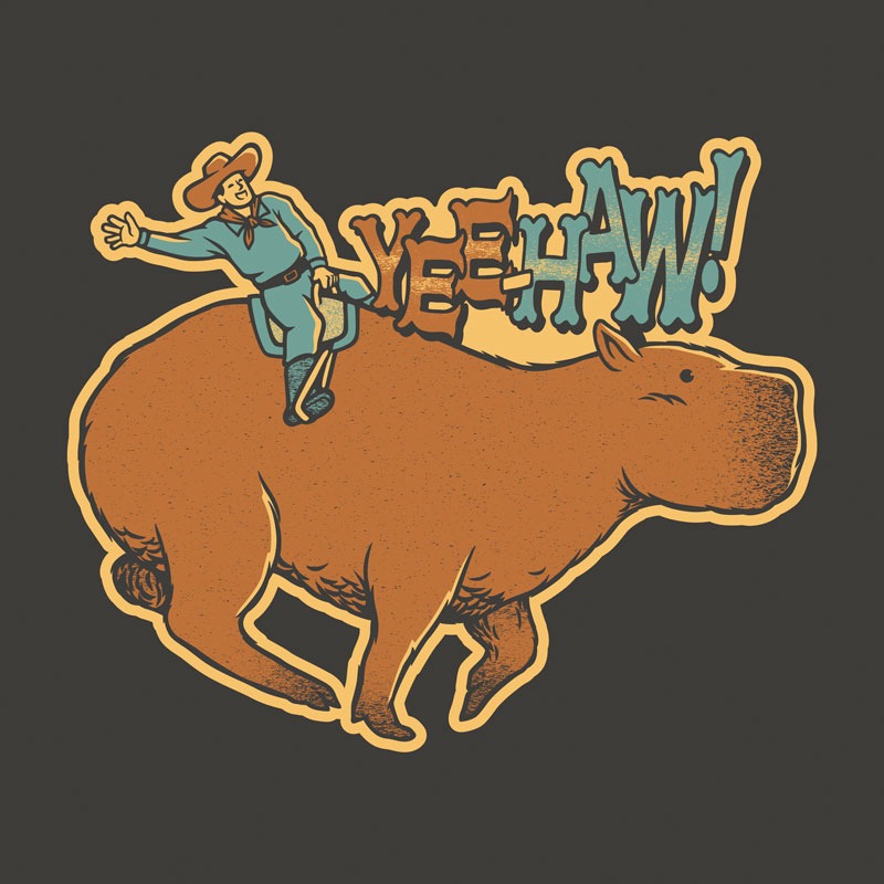 Capybara Cowboy Yee Haw.psd