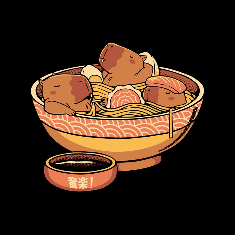 Capybara Cute Ramen