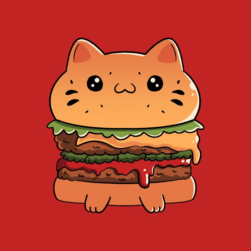 Cat Burger Red