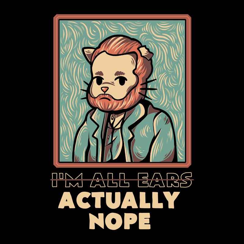Cat Van Gogh Funny Quote