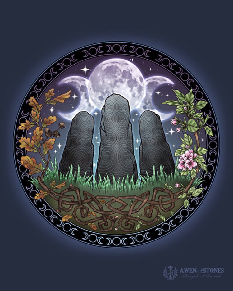 Celtic Awen Stones