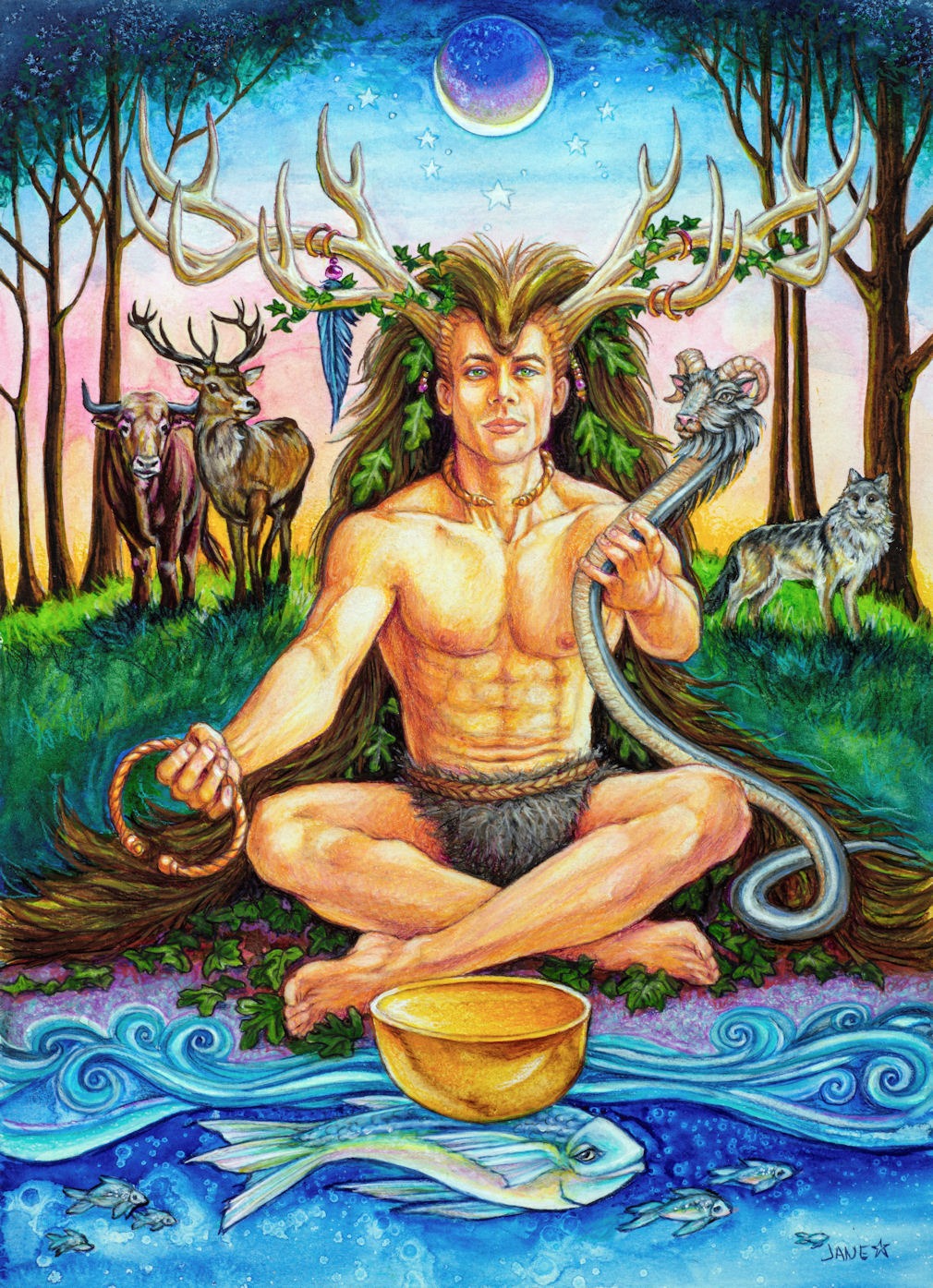 Cernunnos with Animals