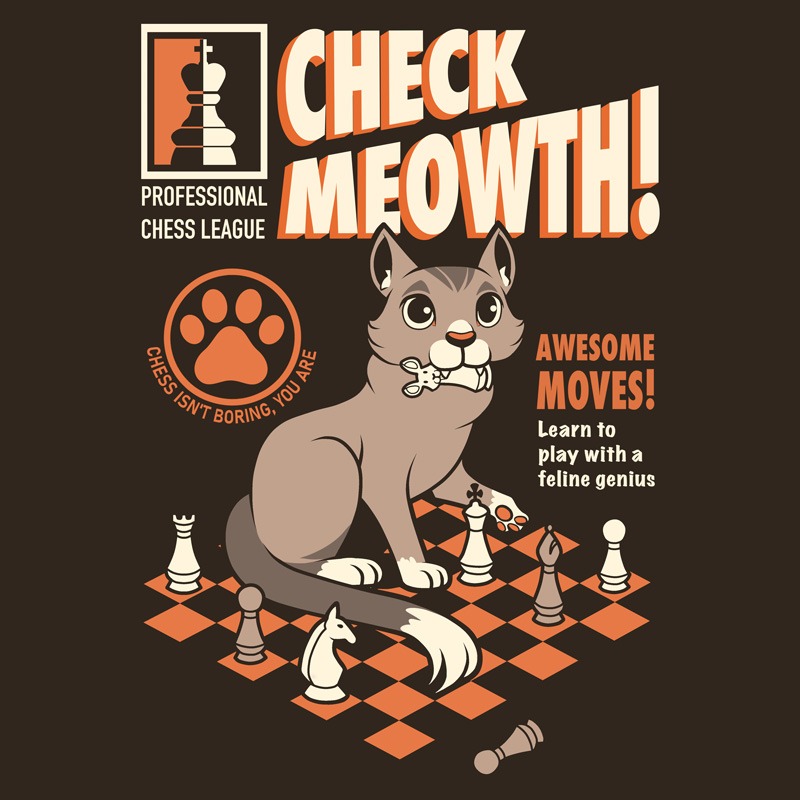 Check-Meowth Cat Chess