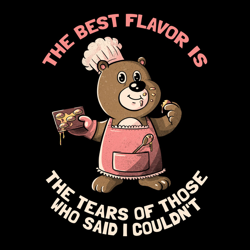Chef Bear Cooking Quote