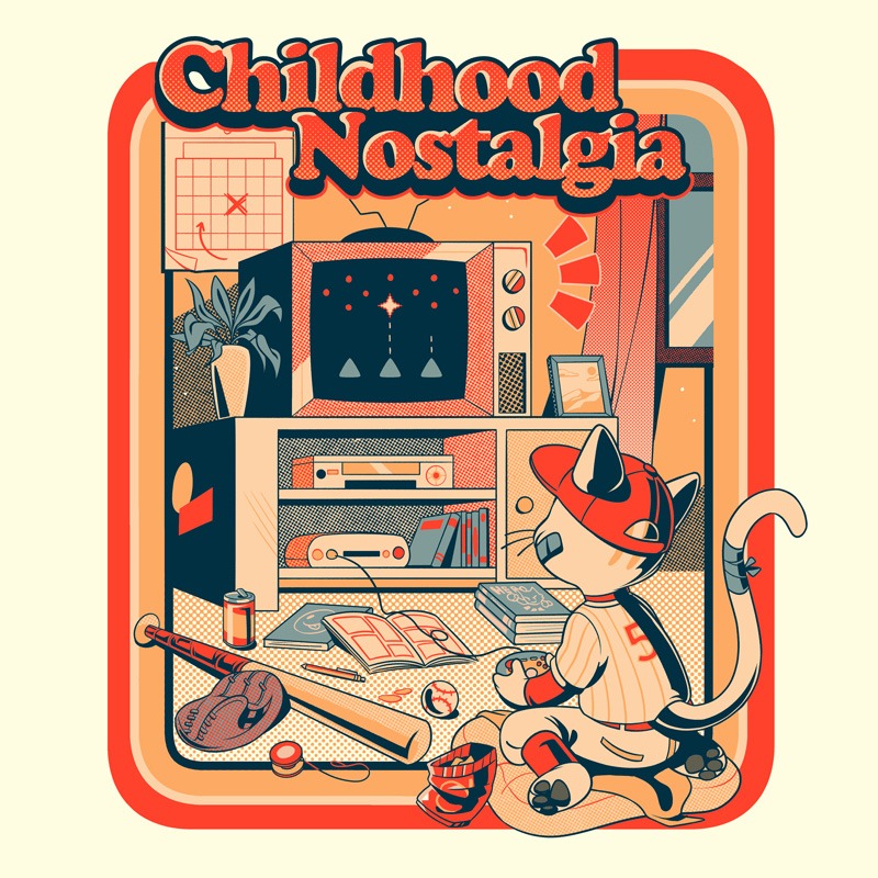Childhood Nostalgia Orange