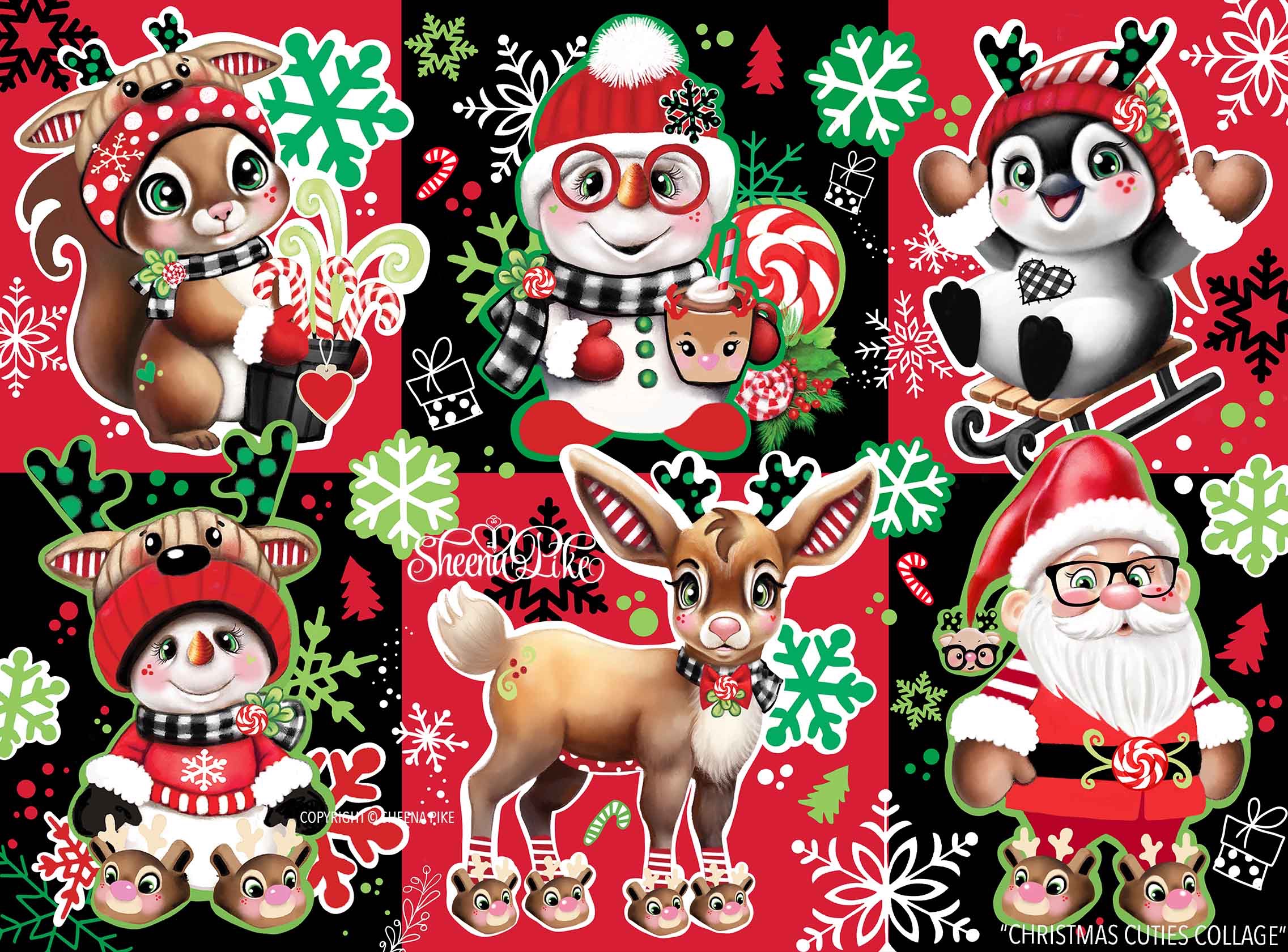 Christmas Cutie Collage