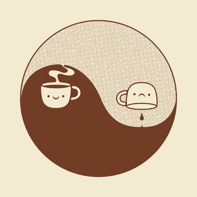 Coffee Cup Yin-Yang