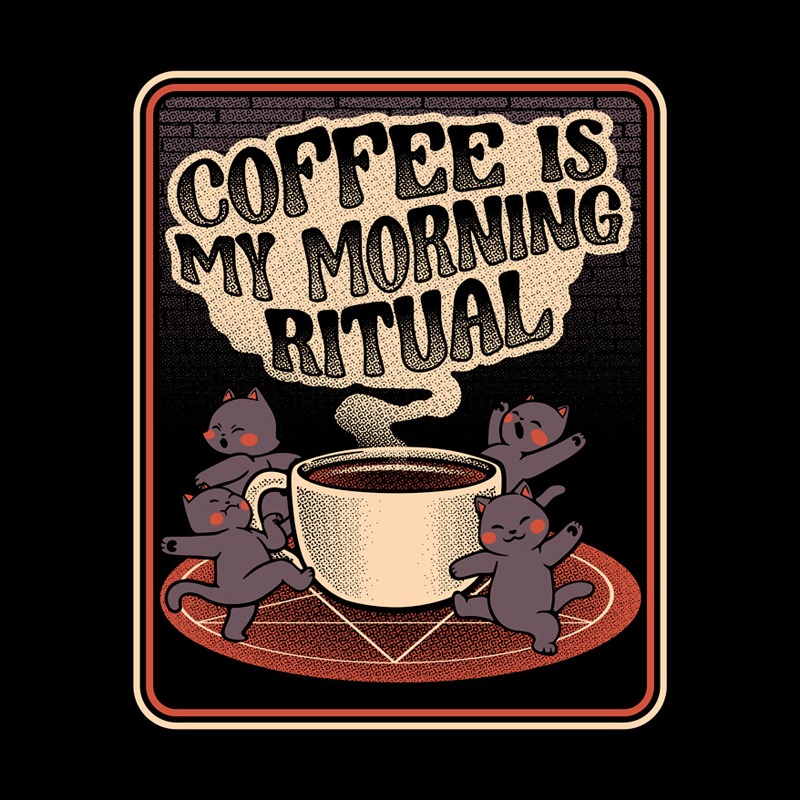 Coffee Morning Ritual Cats