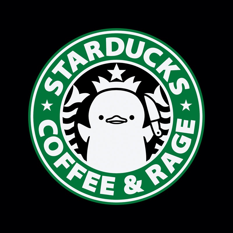 Coffee and Rage Funny Duck