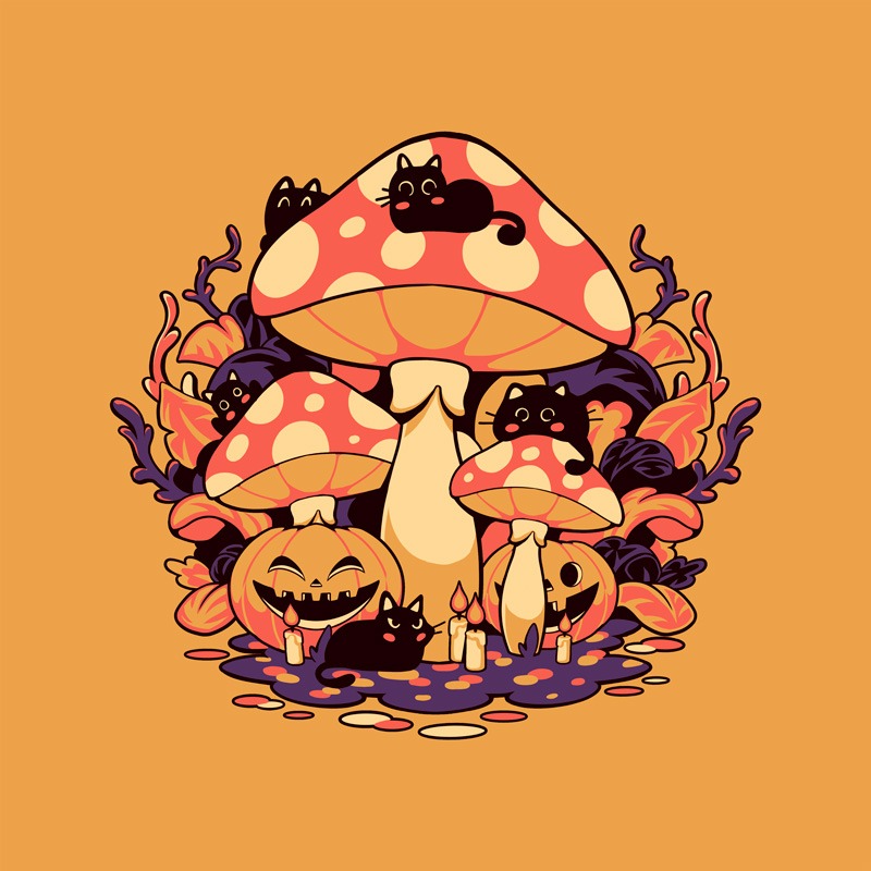 Cogumiaus Hallloween Cats