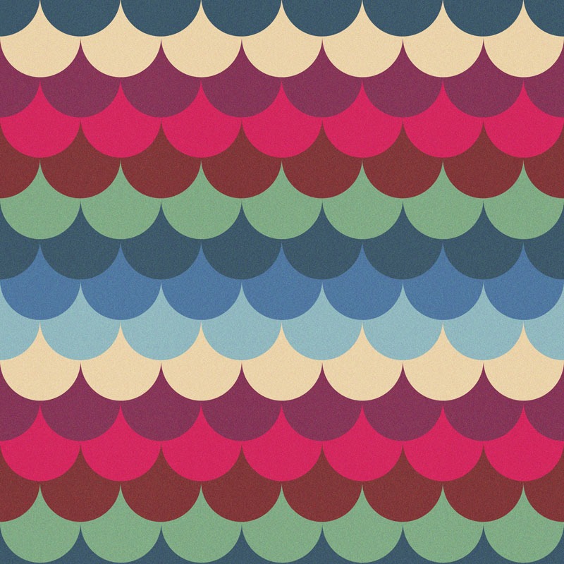 Colorful Mermaid Pattern