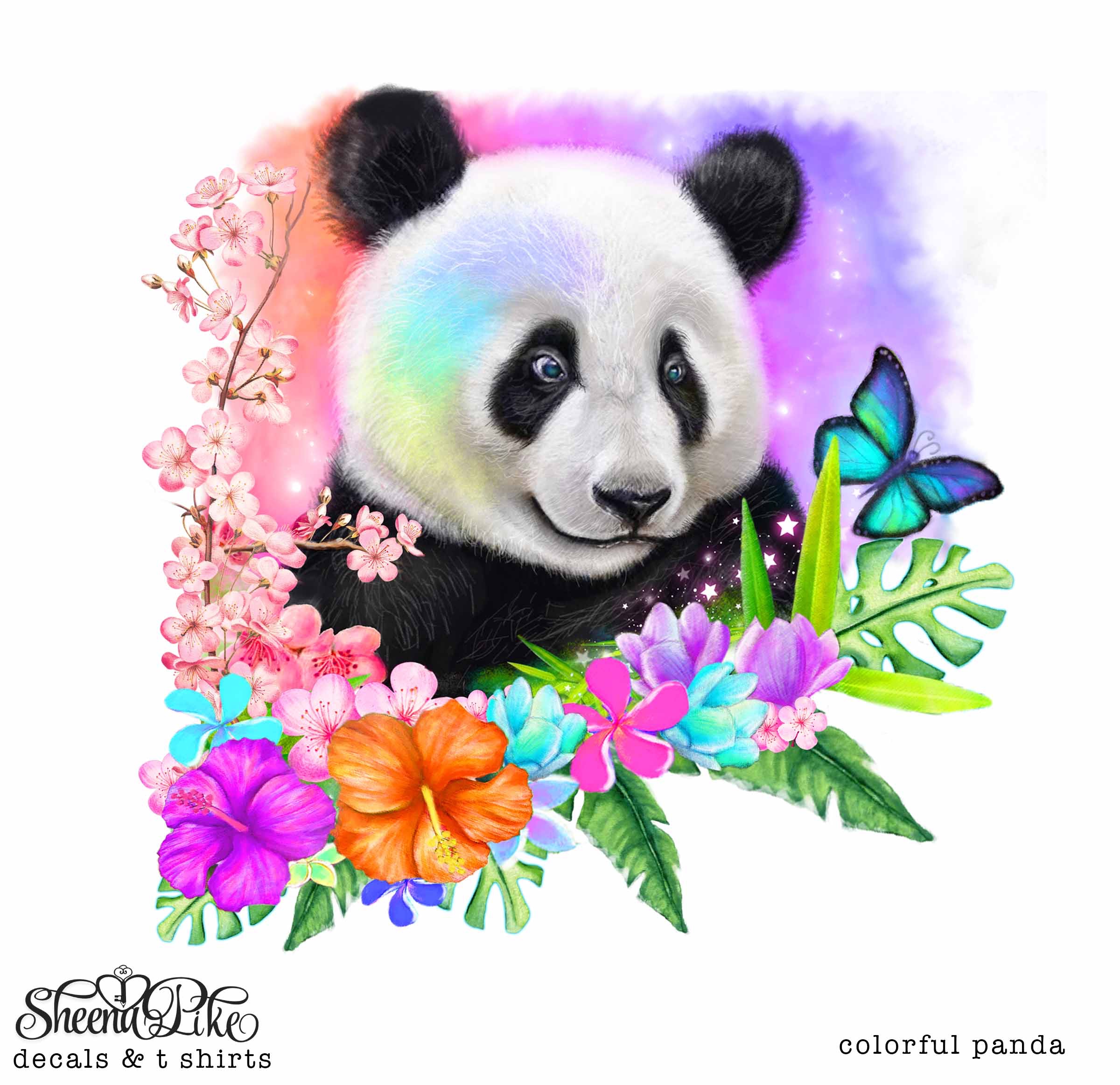 Colourful Panda