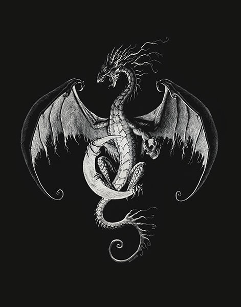 CRESENT MOON DRAGON