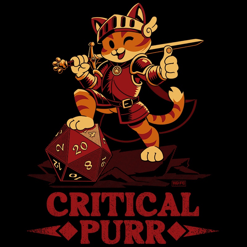 Critical Purr Table Top Cat Dice