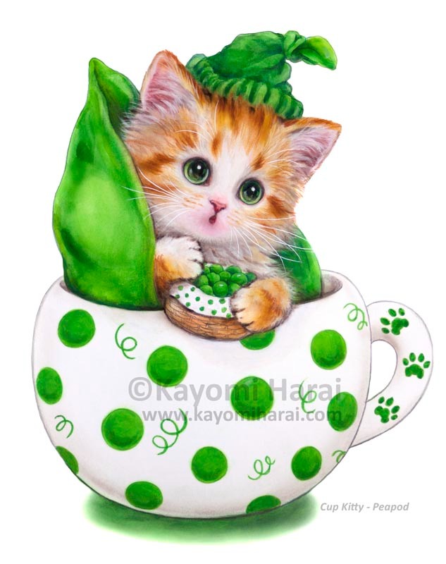Cup Kitty Peapod