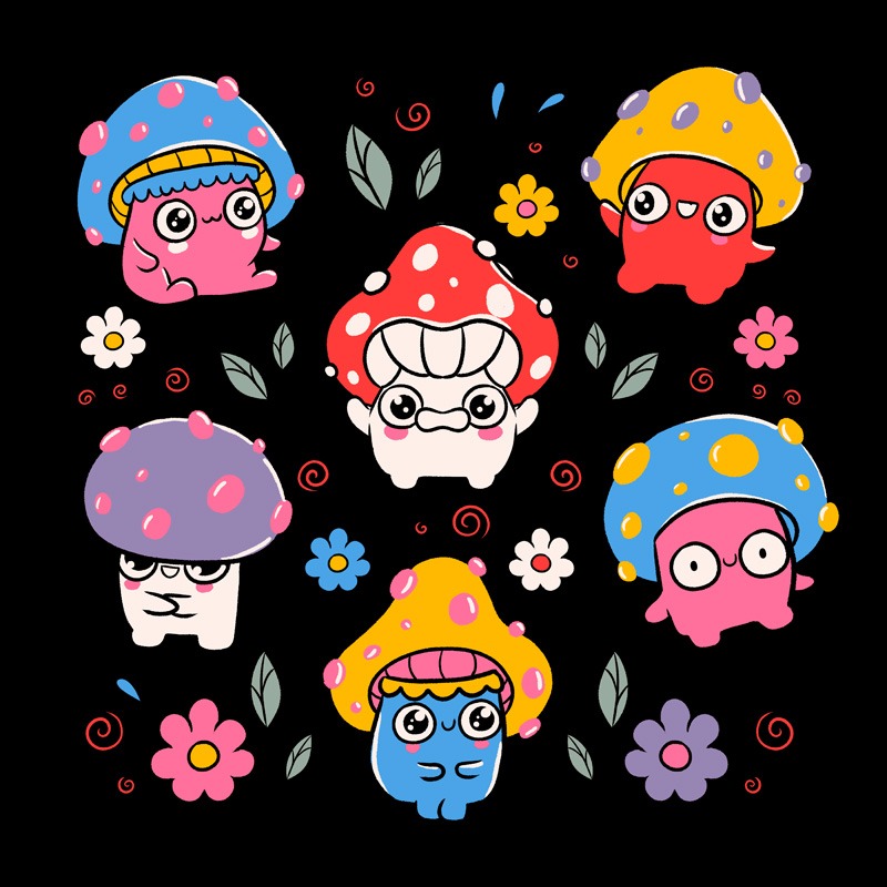 Cute But Psychedelic Mushrooms