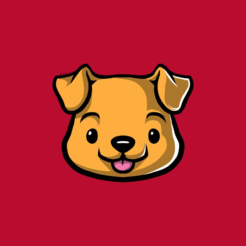 Cute Kids Dog