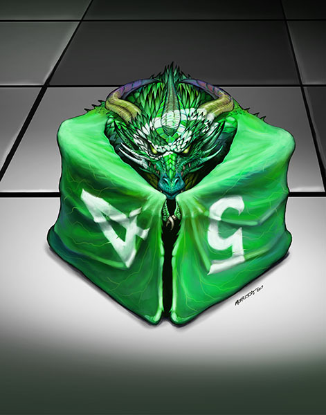 D6 DICE DRAGON