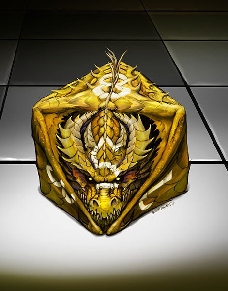 D8 DICE DRAGON