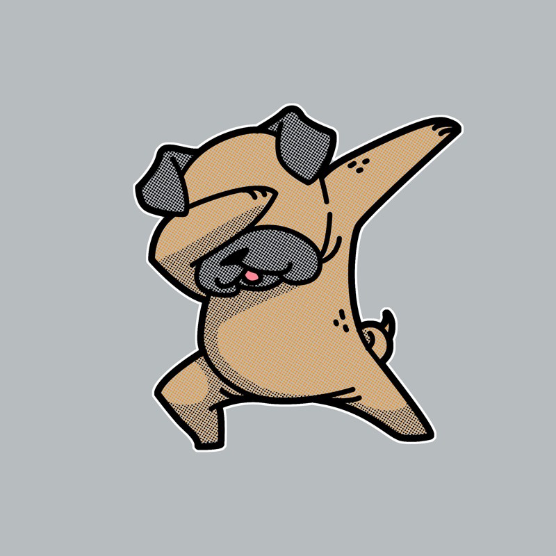 Dabbing Dog