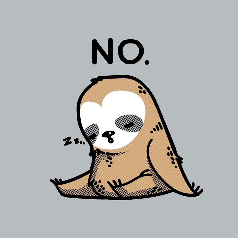 Dabbing Sloth NO