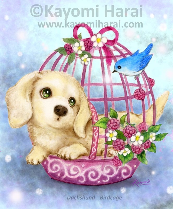 Dachshund Bird Cage B