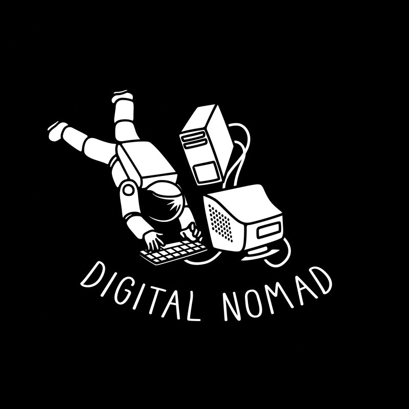 Digital Nomad Astronaut CPU Computer